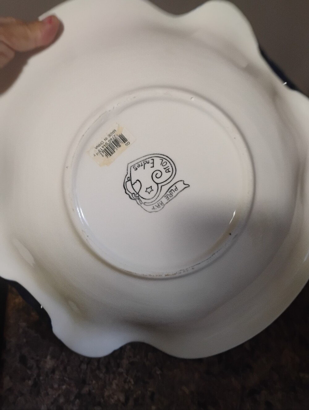 Vintage "Pure Art" 16-Inch Sunflower Serving Platter Bowl by Carol Endres - Picture 8 of 8